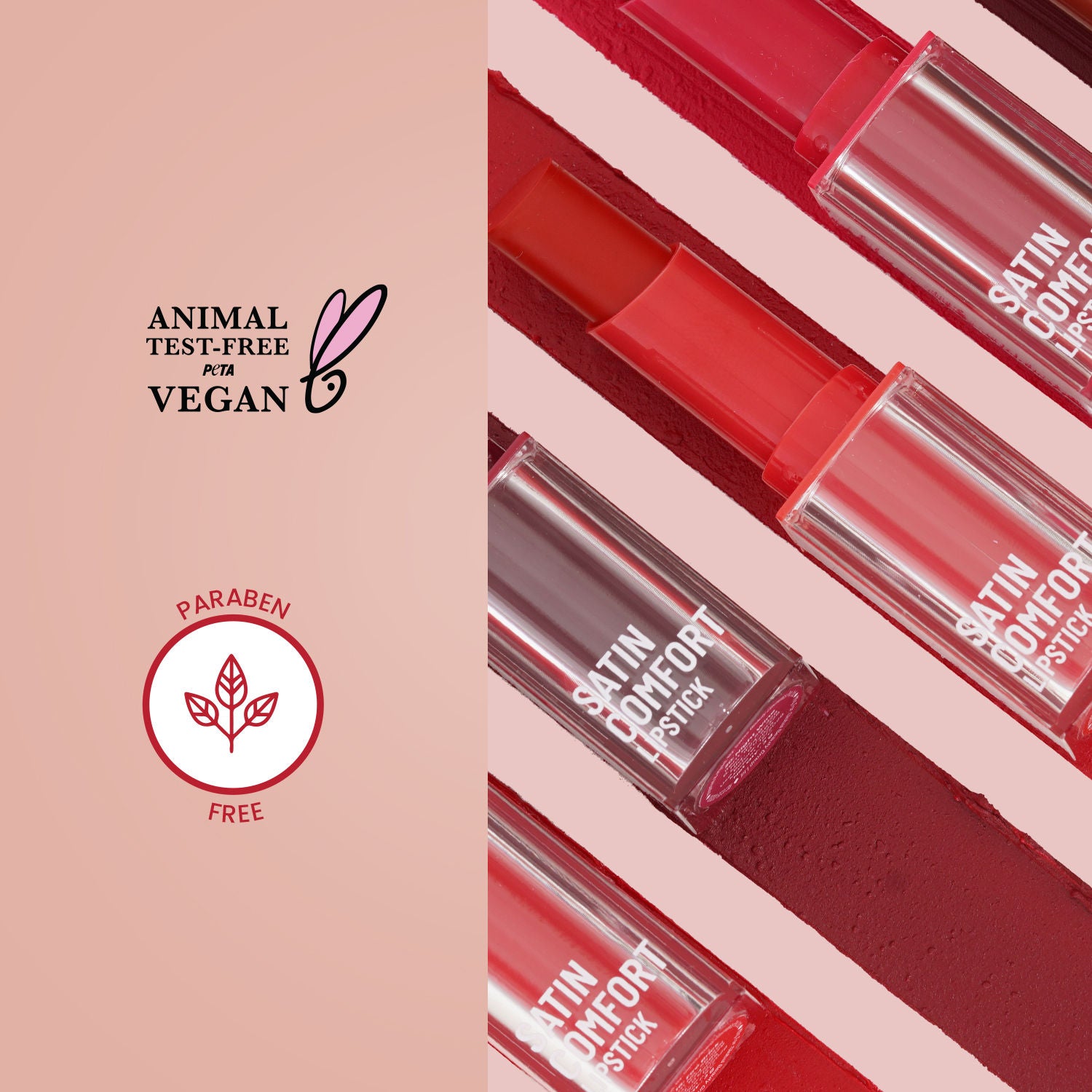 Satin Comfort Smooth Glide, Highly Pigmented , Ultra Hydrating Lipstick