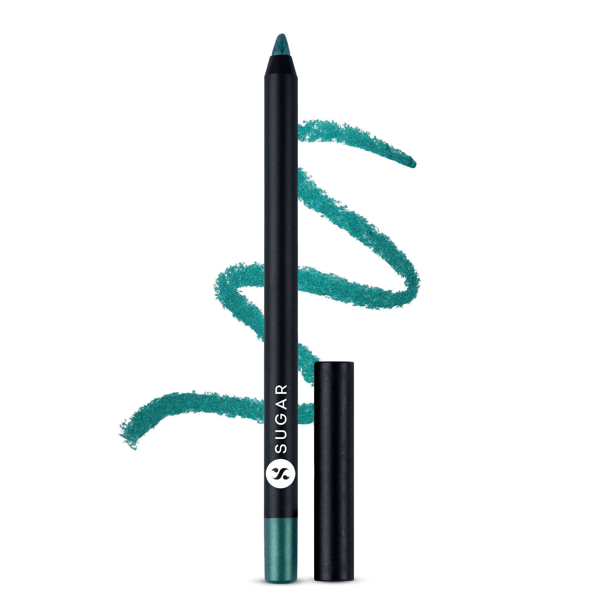 Stroke Of Genius Heavy Duty Kohl With Free Sharpener - 01 Back To Black - 08 Emerald Elixir