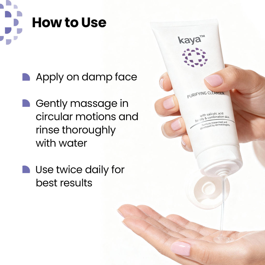 Acne Care Purifying Cleanser Salicylic Acid Face Wash Reduces Acne & Pimples for Pimple Prone Skin Face Wash for Oily Skin, 100ml