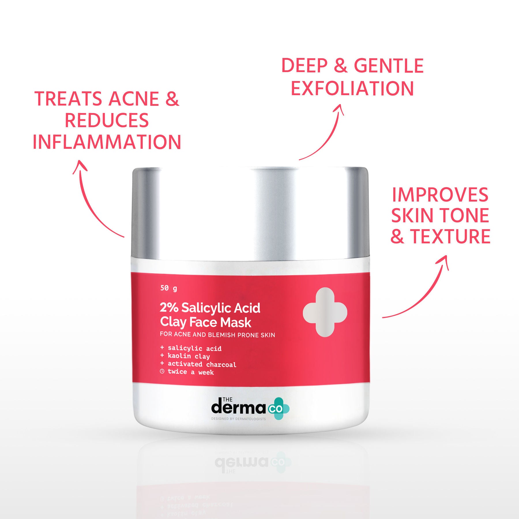 2% Salicylic Face Mask For Acne & Blemish Prone Skin