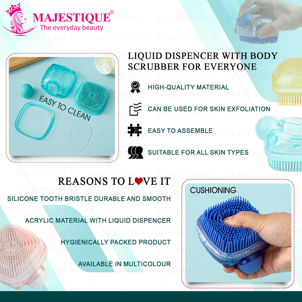 Liquid Dispensing Bath Scrubber