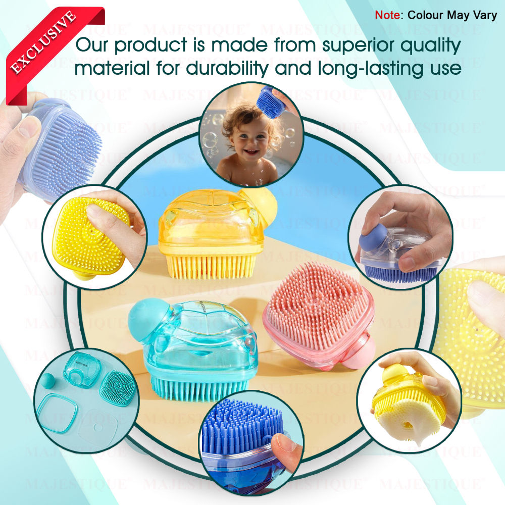 Liquid Dispensing Bath Scrubber