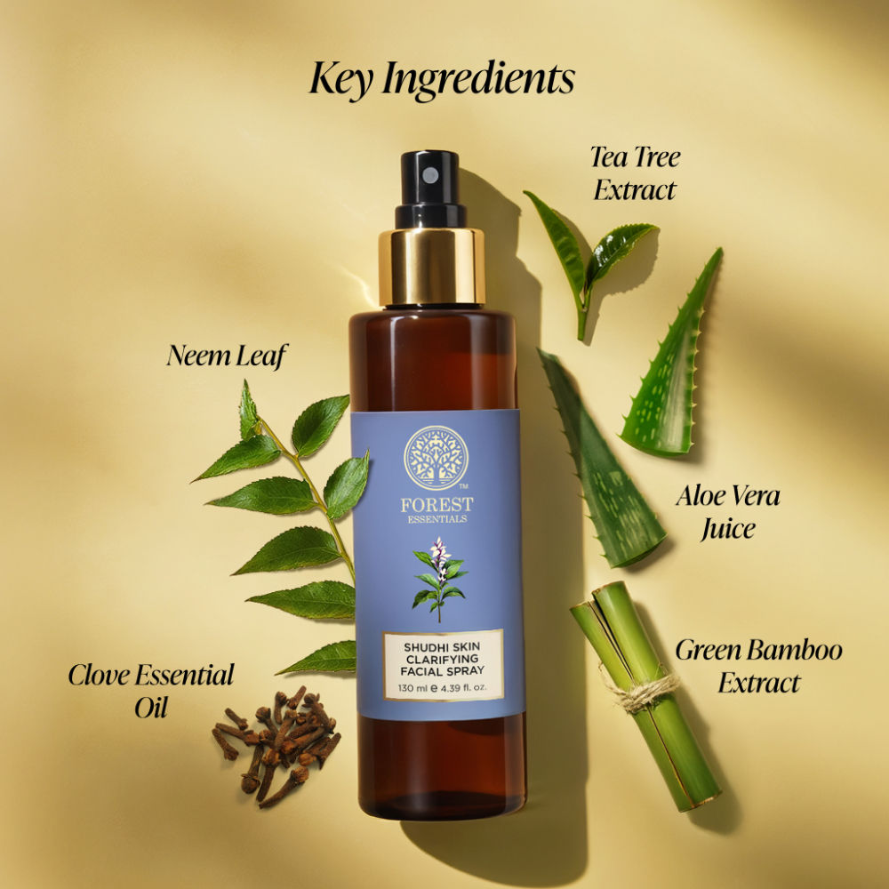 Shudhi Skin Clarifying Facial Spray - Hydrating Toner for Acne Prone Skin