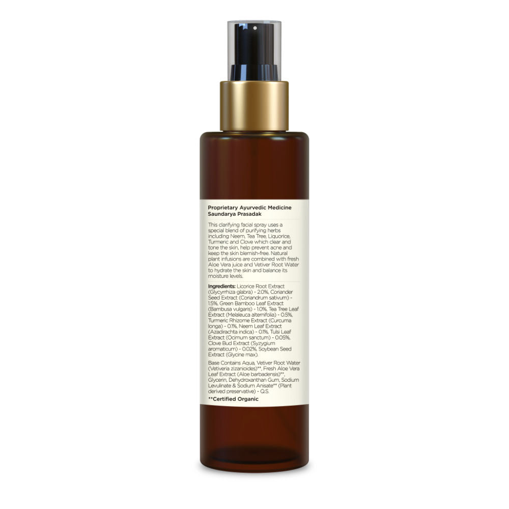 Shudhi Skin Clarifying Facial Spray - Hydrating Toner for Acne Prone Skin