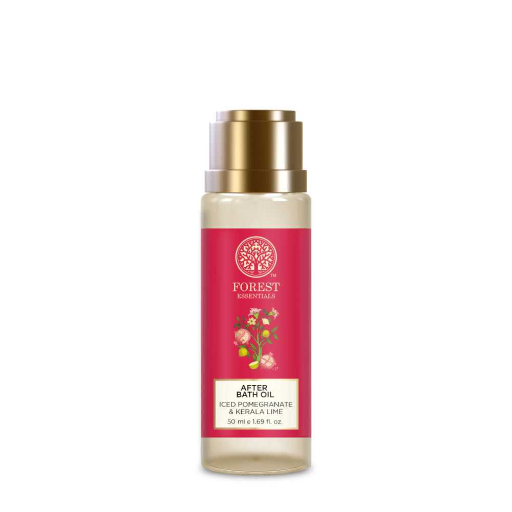 After Bath Oil Iced Pomegranate & Kerala Lime Ayurvedic Shower Oil