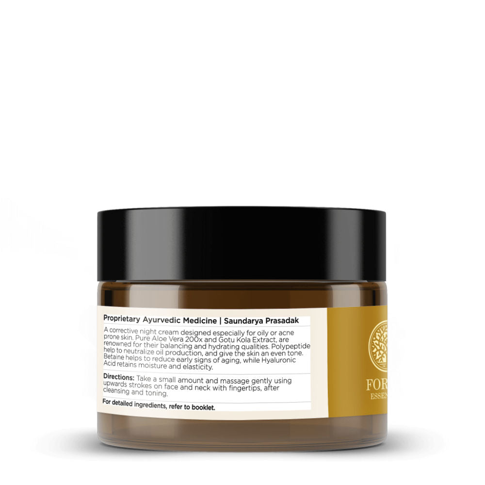 Gotu Kola Balancing Night Cream For Oily & Acne Prone Skin