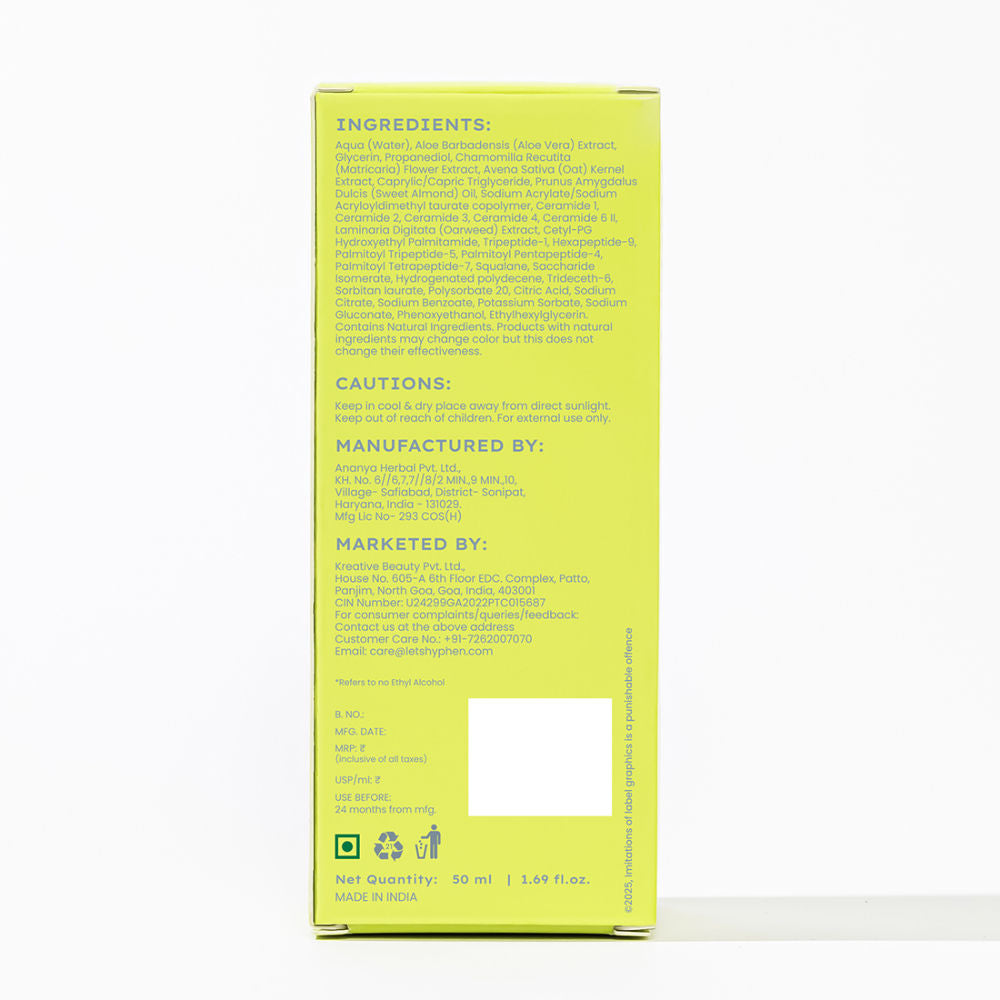 2% Ceramide-Peptide Complex Barrier Repair Moisturizer-Oily Skin Non-Comedogenic & Lightweight