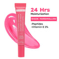 Tinted Lip Balm - Marshmallow, 1% Vit E, 2% Squalane & Peptides, Brightens & Moisturizes