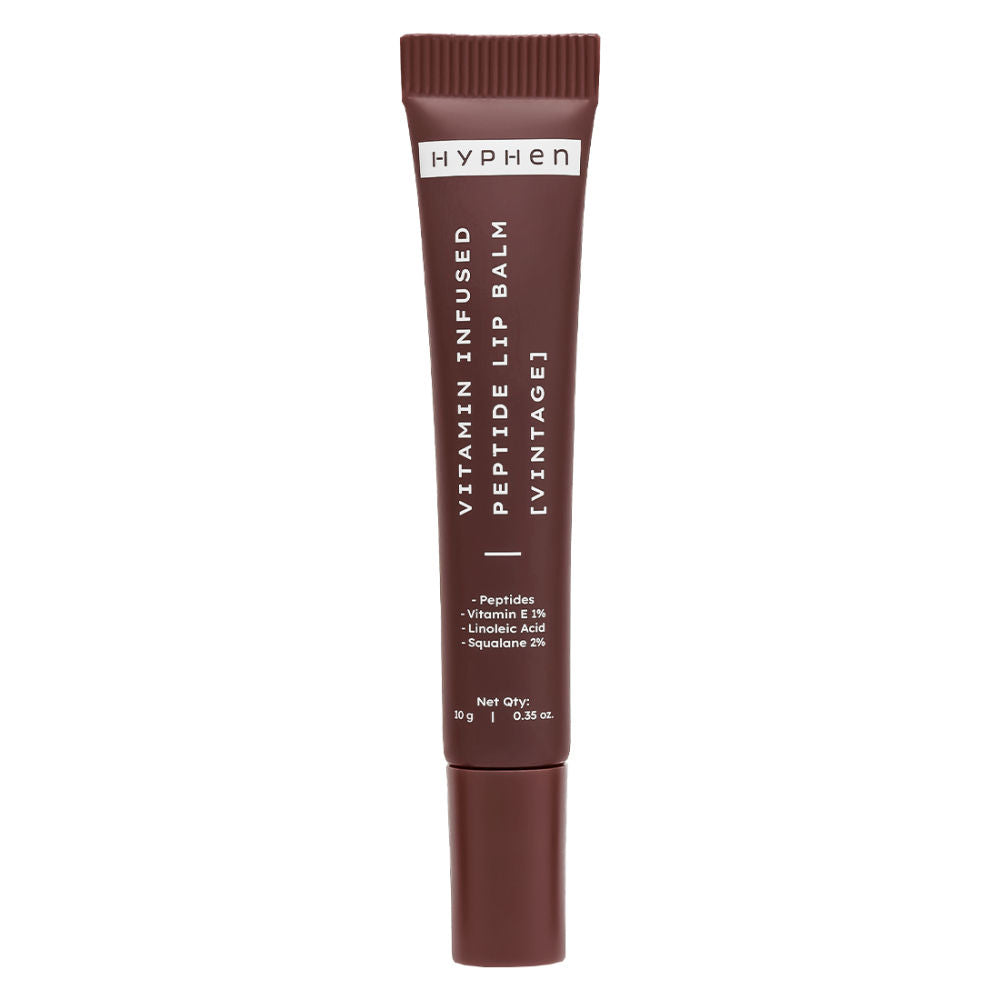 Tinted Lip Balm- Vintage, 1% Vit E, 2% Squalane & Peptides, Brightens, Moisturizes Dry Lips