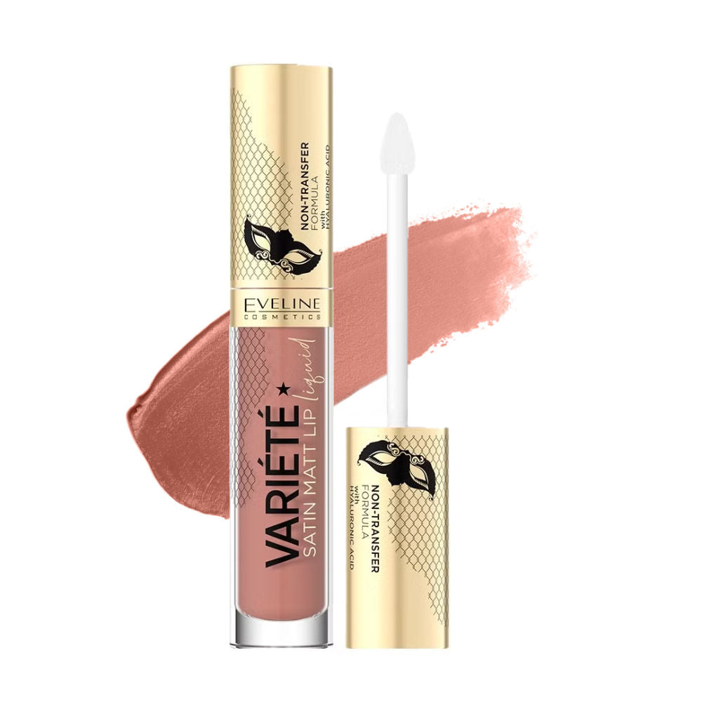 Variete Satin Matt Lip Liquid Lipstick - 01 Caramel Cake
