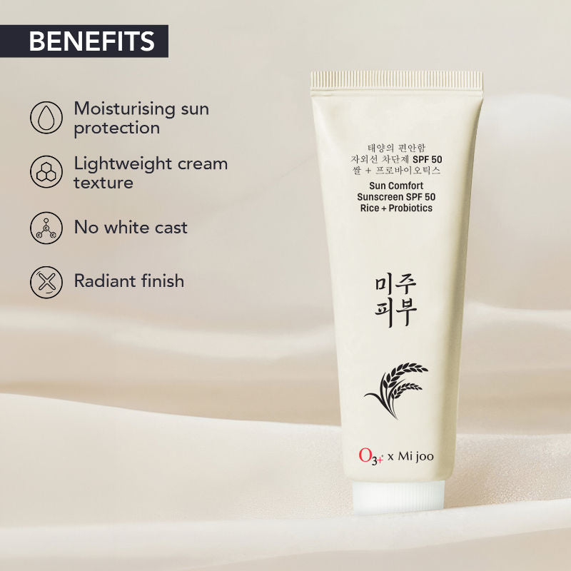 Mijoo Korea Sun Comfort Lightweight & Moisturising Sunscreen SPF 50