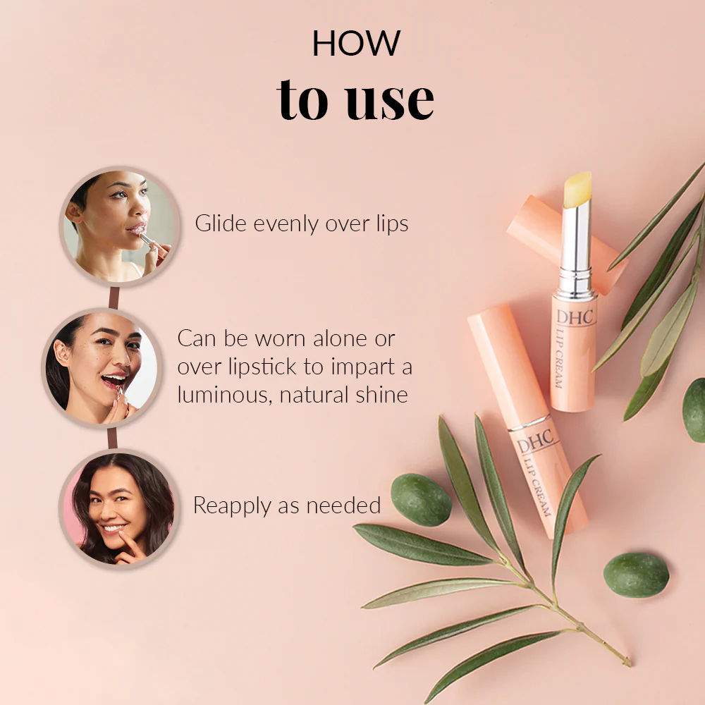 Lip Cream (Lip Balm) For Dry Chapped Lips - Day Long Moisturizing Lip Mask