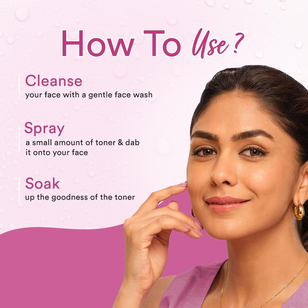 Rose Water Toner For Glowing Skin
