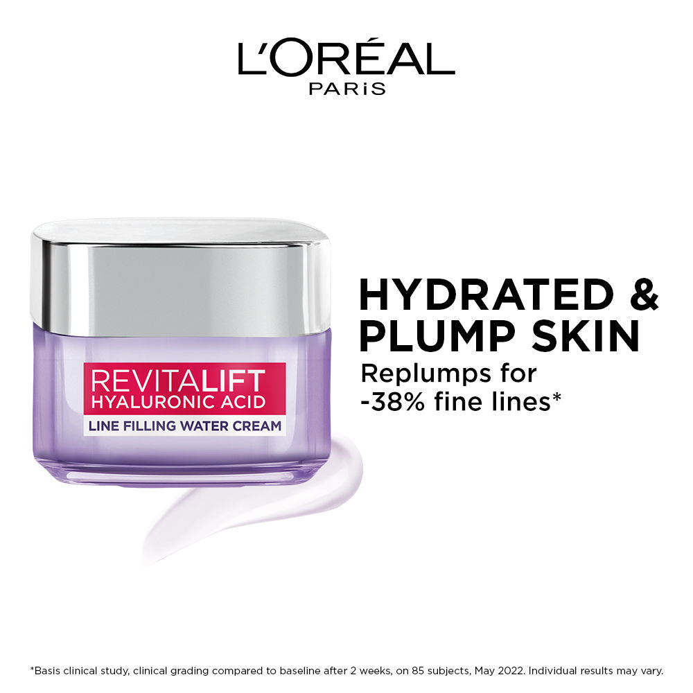 Hyaluronic Acid Line Filling Water Cream with Ceramides for Hydration & Barrier Repair - 15ml