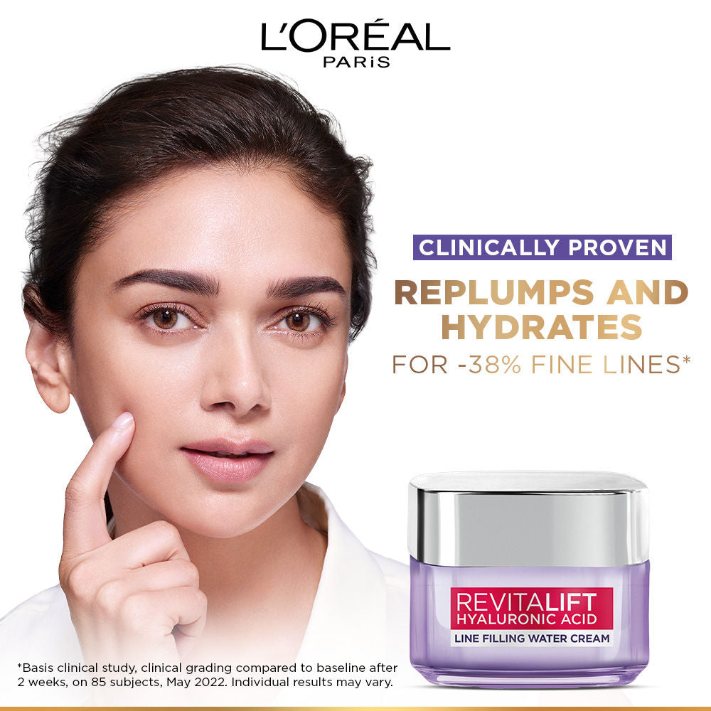Hyaluronic Acid Line Filling Water Cream with Ceramides for Hydration & Barrier Repair