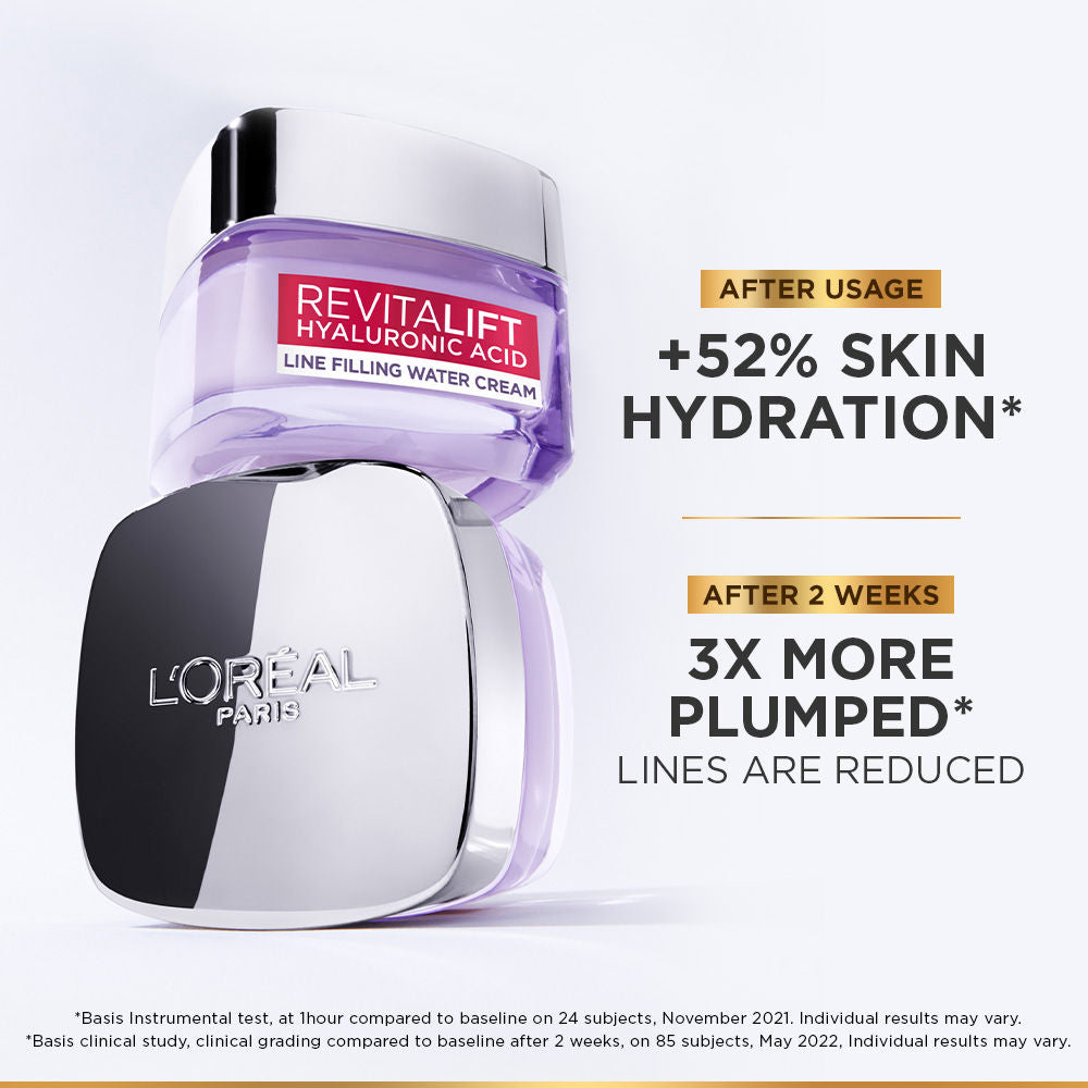 Hyaluronic Acid Line Filling Water Cream with Ceramides for Hydration & Barrier Repair