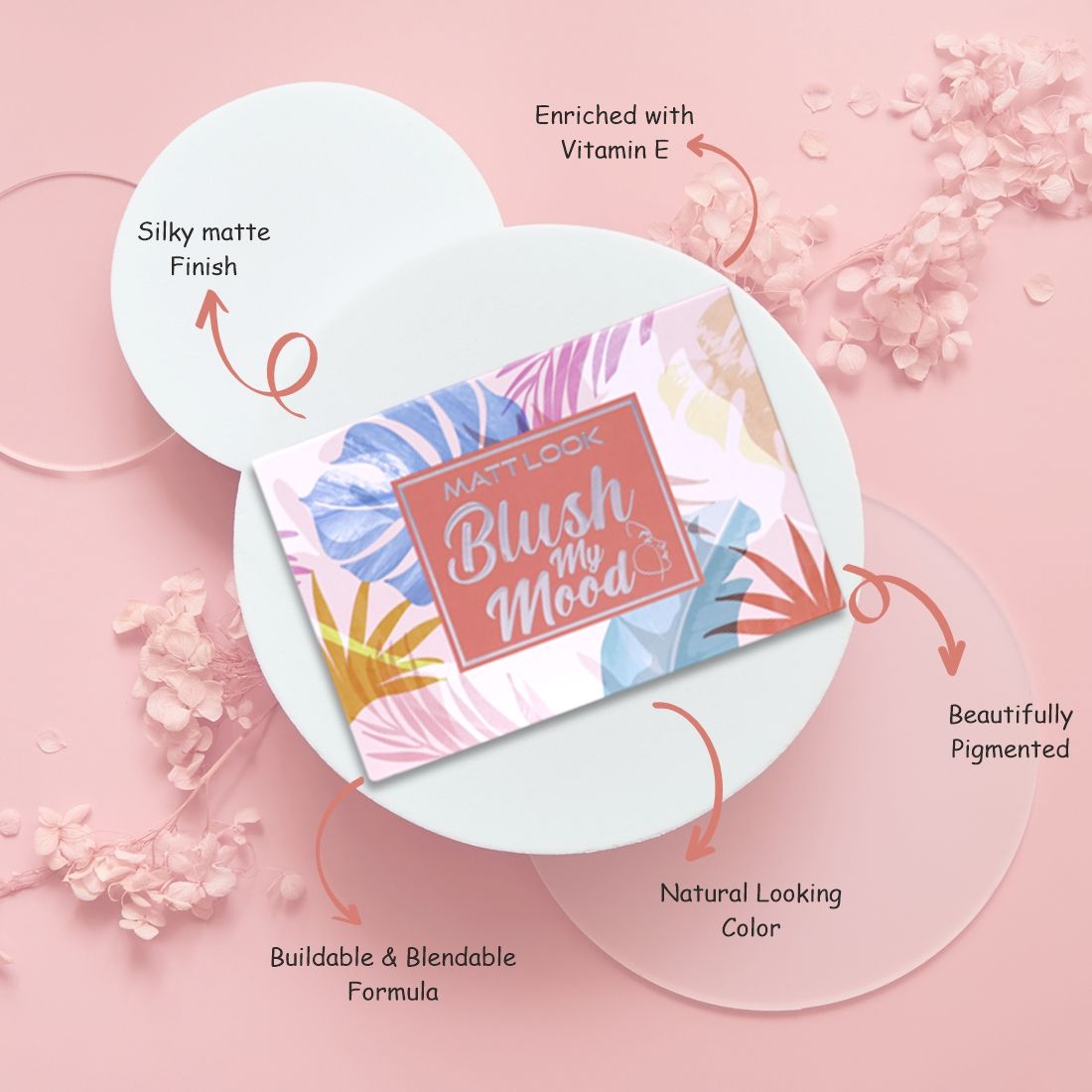 Blush My Mood Highly Pigmented Blusher Palette