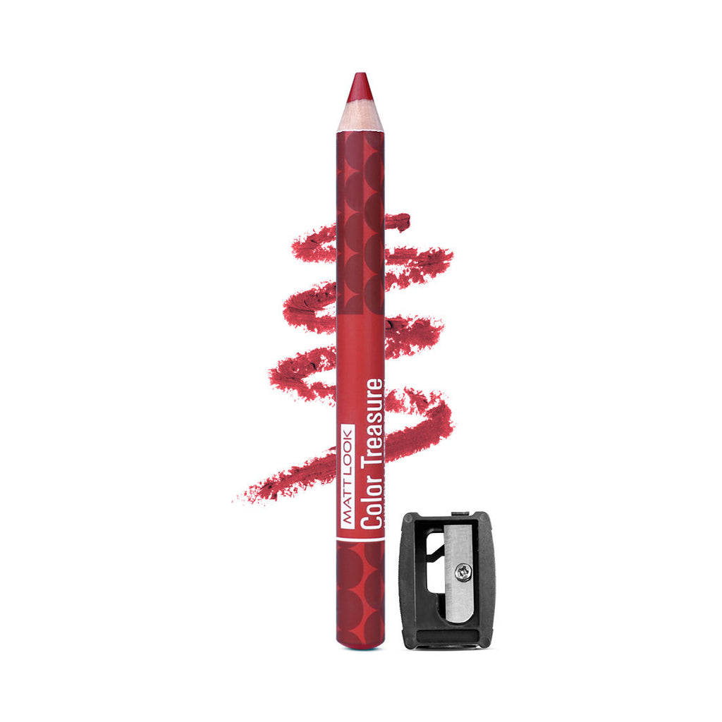 Color Treasure Luxury Matte Lip Pencil Crayon - 03 Red Fantasy