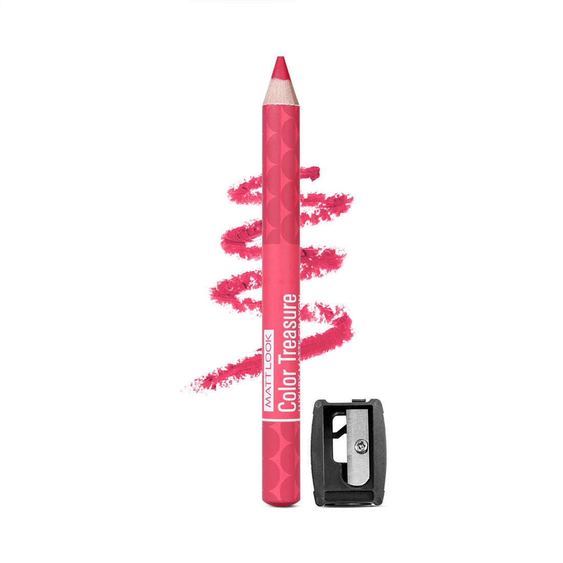 Color Treasure Luxury Matte Lip Pencil Crayon - 09 Fuchsia Fever
