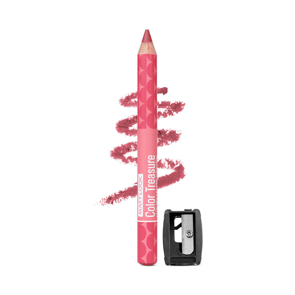 Color Treasure Luxury Matte Lip Pencil Crayon - 12 Charming Pink