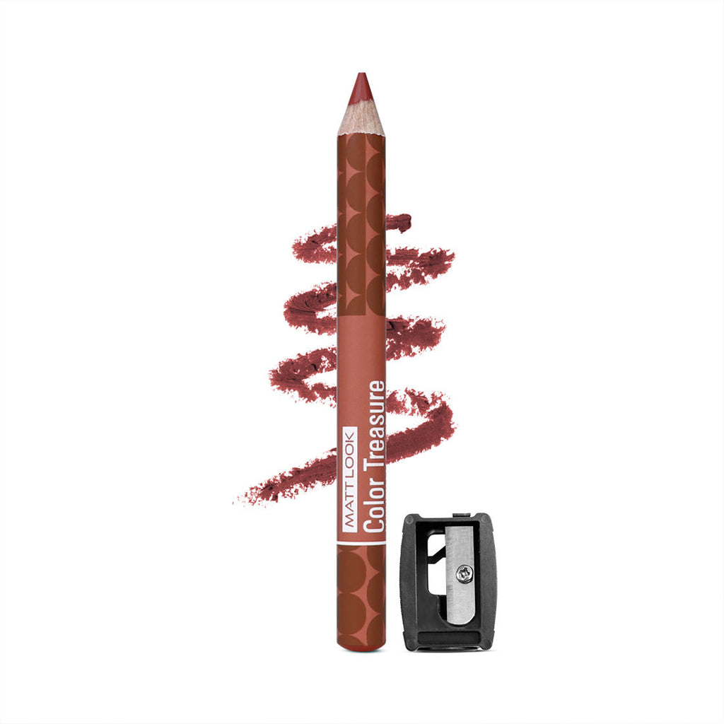 Color Treasure Luxury Matte Lip Pencil Crayon - 16 Clay Crush