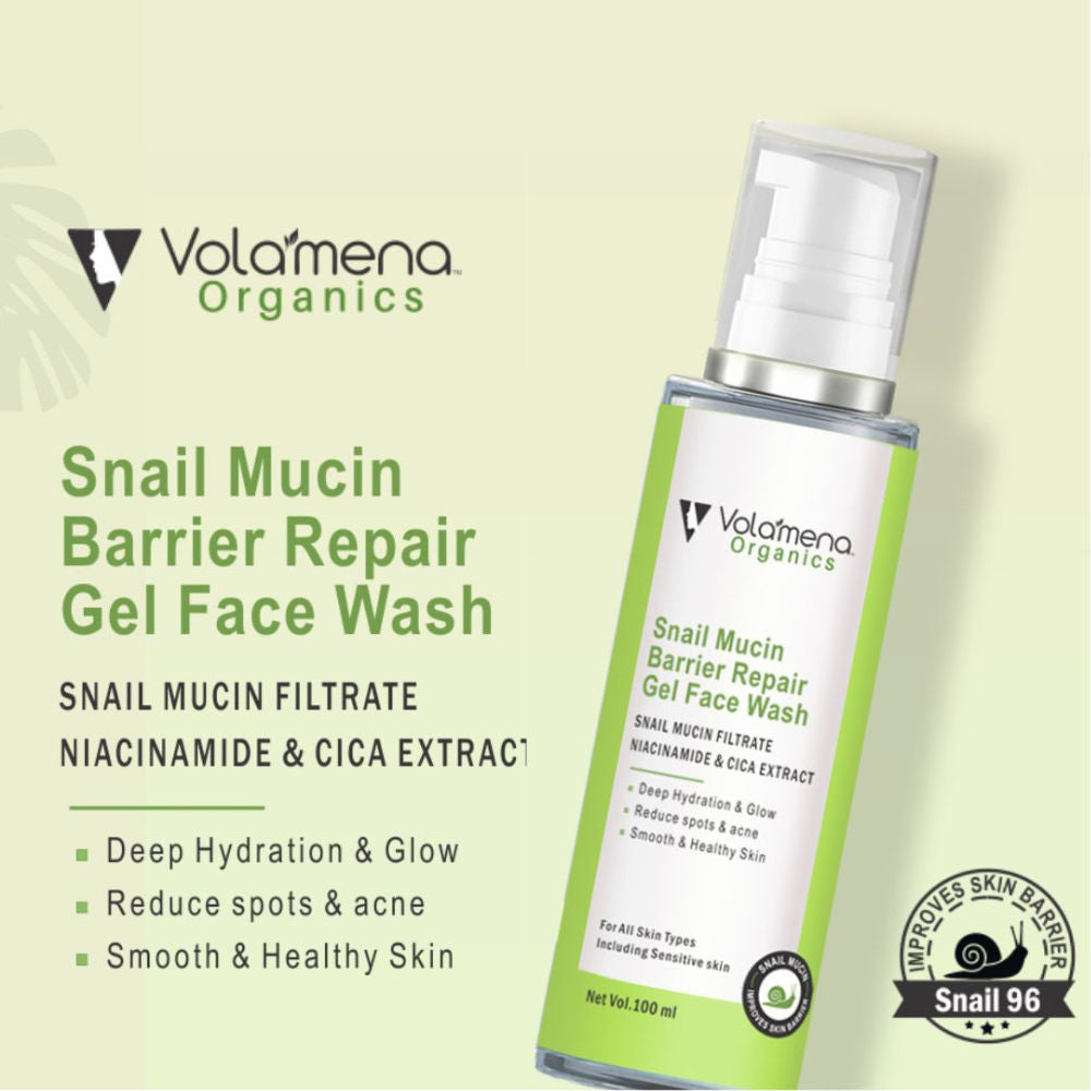 Snail Mucin Barrier Repair Gel Face Wash