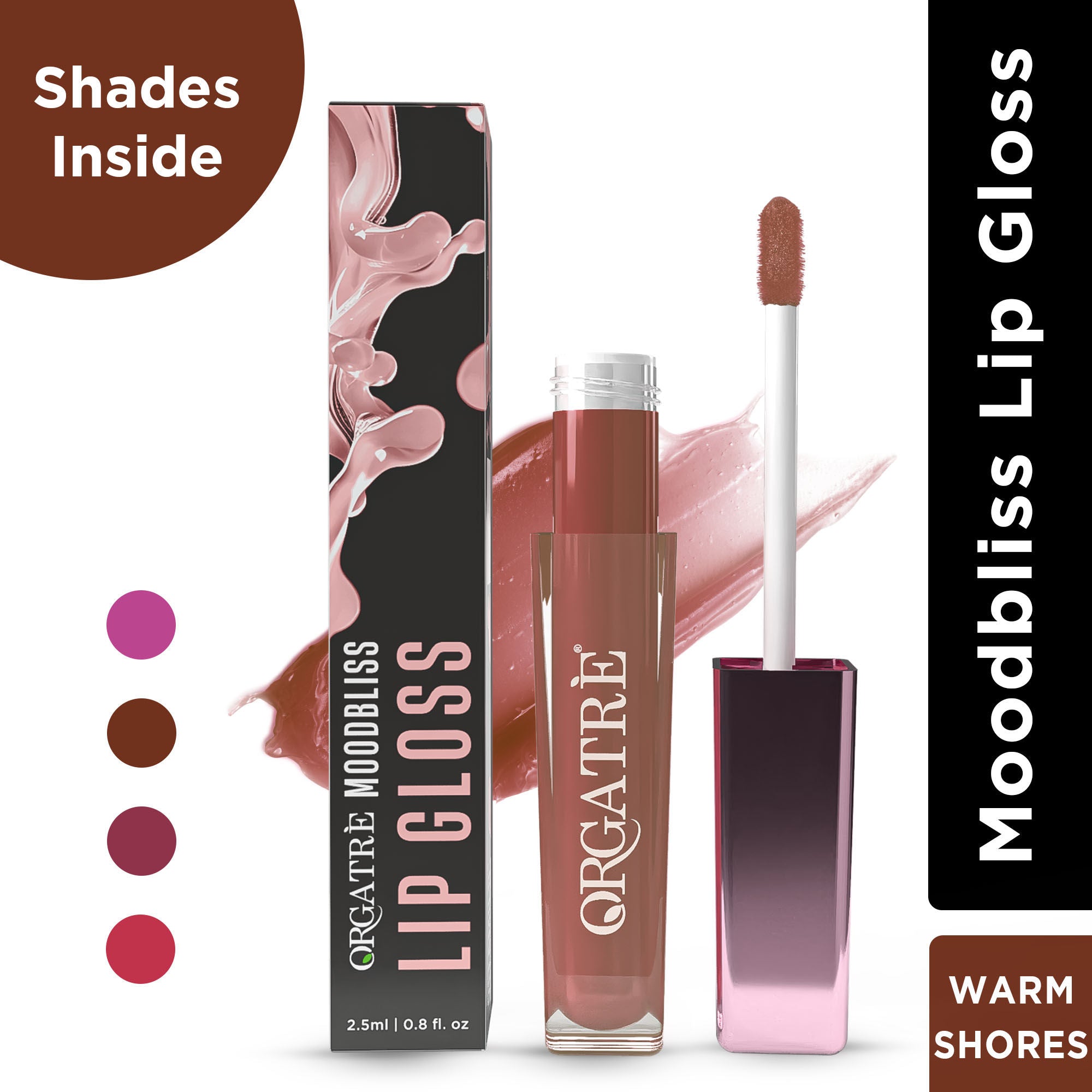 Lip Gloss Fuller Plumped Lips With Instant Shine & Glossy Finish - Warm Shores