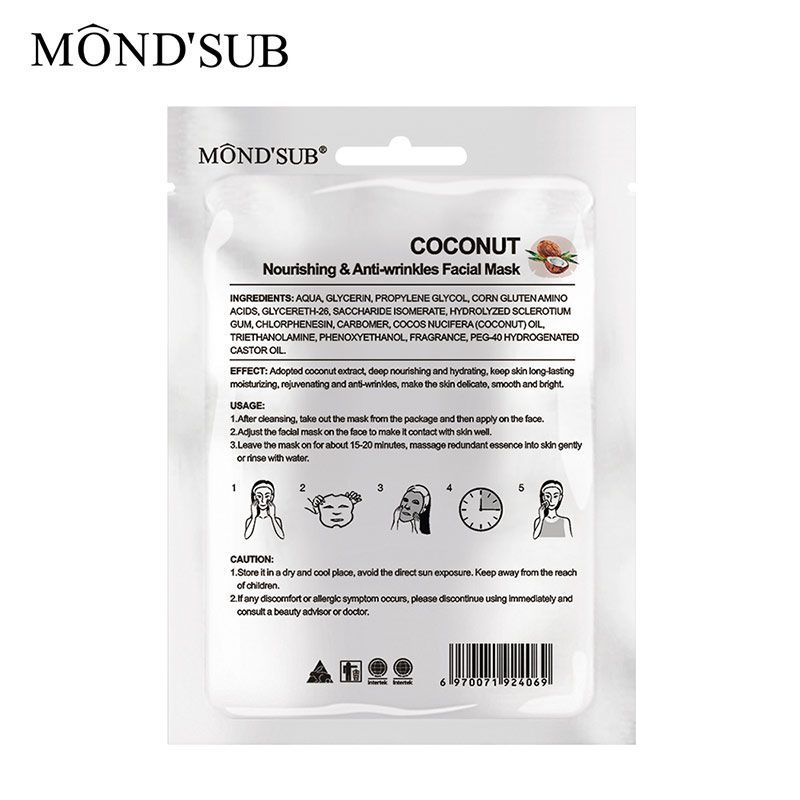 Coconut Anti-wrinkles Facial Mask Sheet