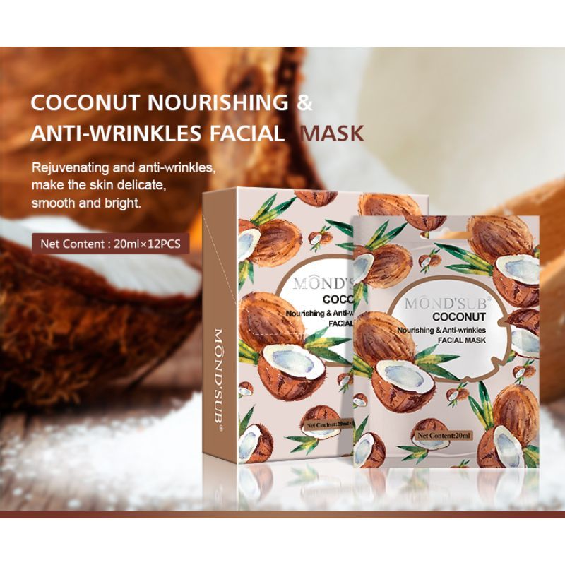Coconut Anti-wrinkles Facial Mask Sheet
