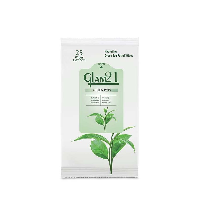 Makeup Removal Green Tea Hydrating Facial Wipes