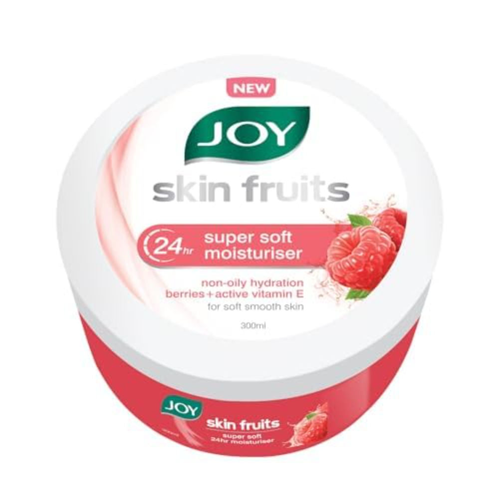 Skin Fruits Soft Moisturizer For Face & Body with Berries & Vitamin E - Lightweight & Oil Free