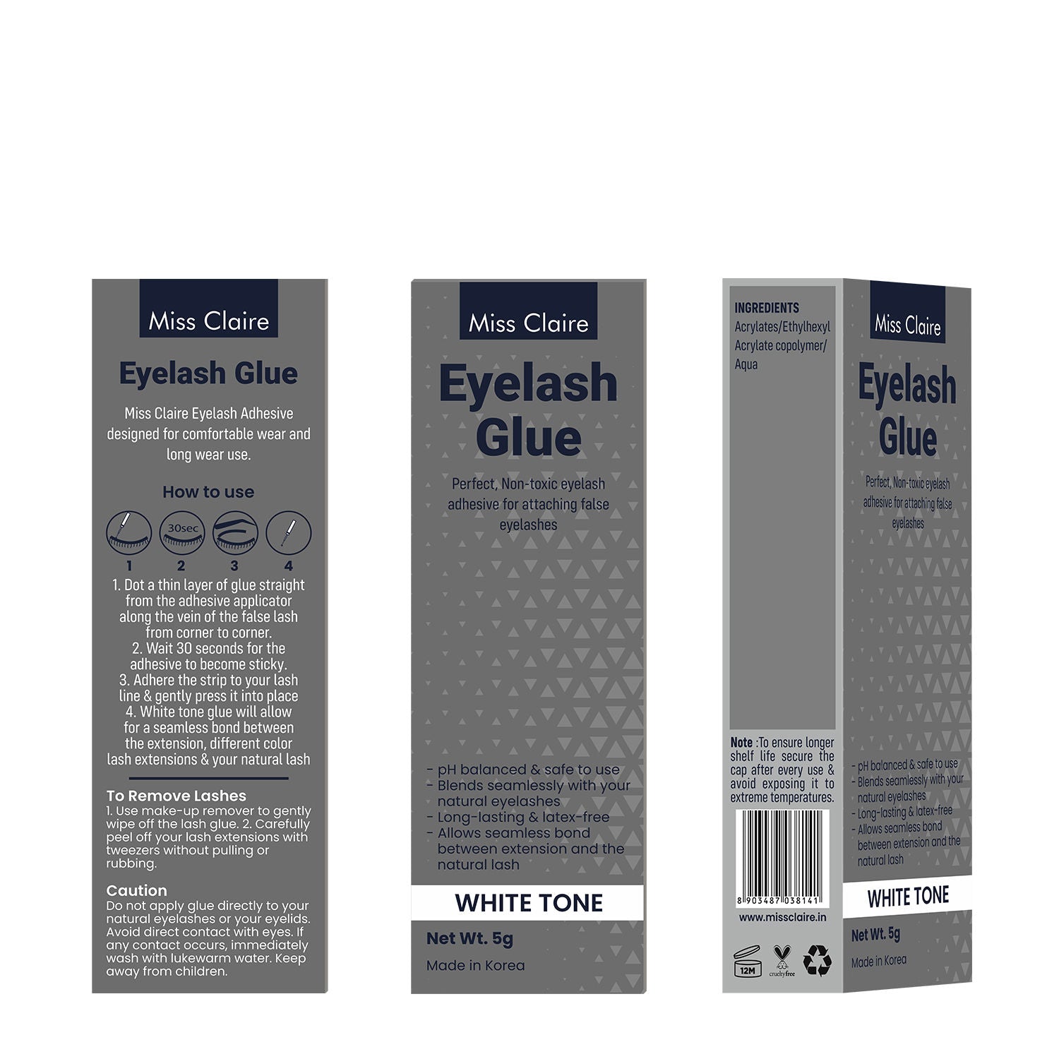 Eyelash Glue - White Tone
