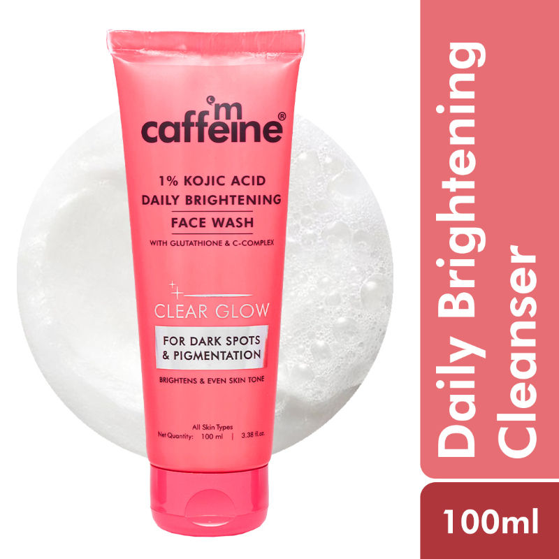 CLEAR GLOW 1% Kojic Acid Daily Brightening Face Wash