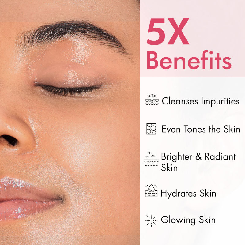 CLEAR GLOW 1% Kojic Acid Daily Brightening Face Wash