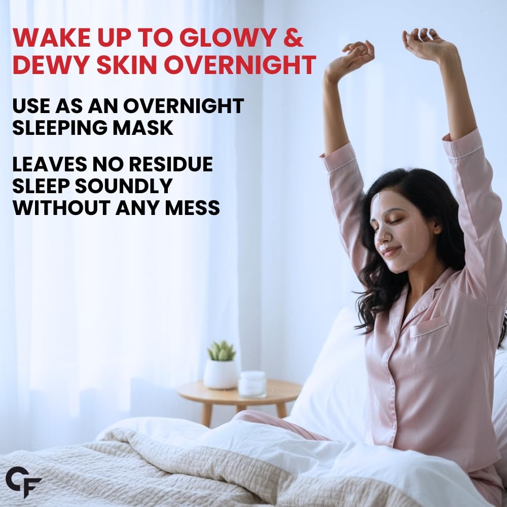 Bio Collagen Mask, Overnight Hydration & Firming, Korean Glass Skin