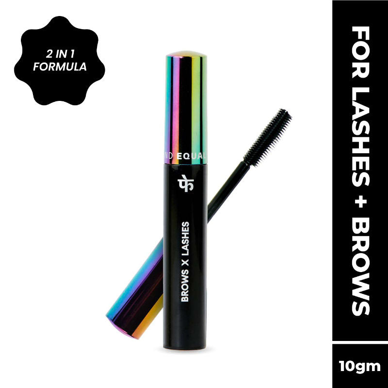 Brash Volumizing & Lengthening Formula Dual Mascara and Brow Gel - Jet Black
