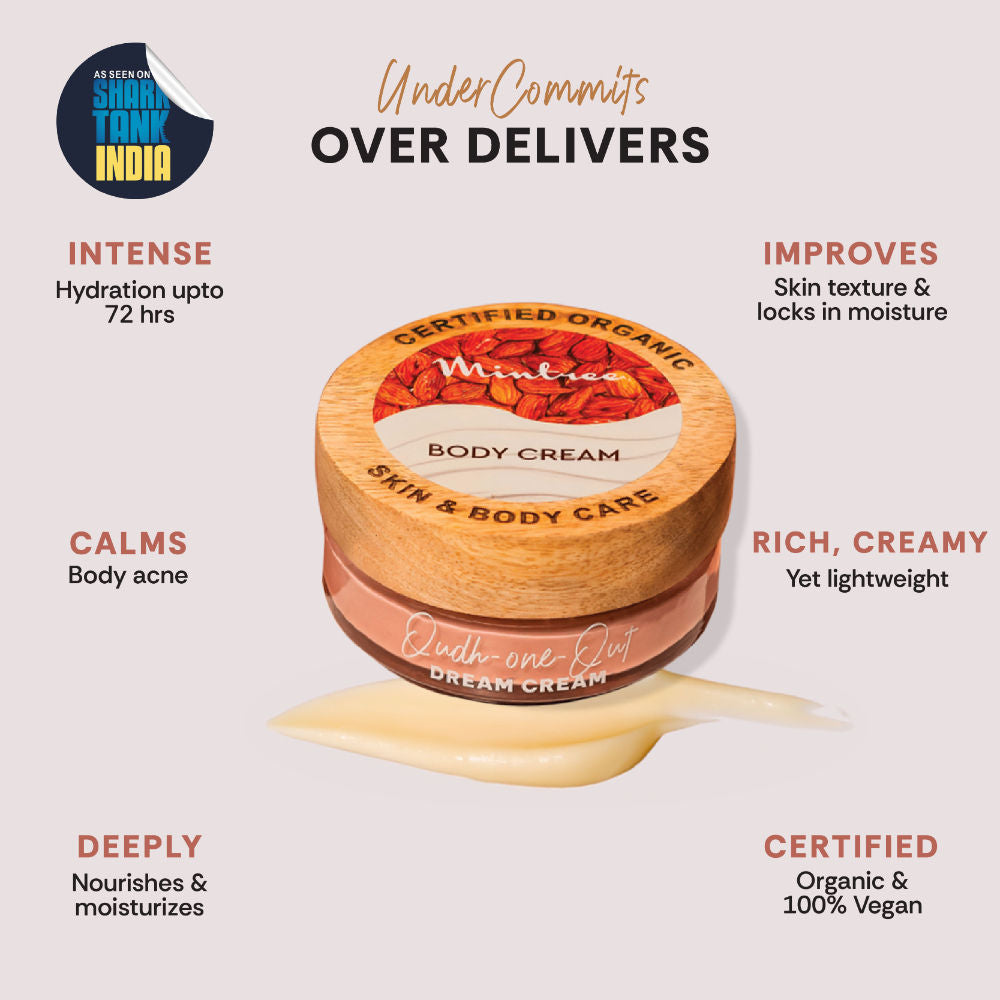 Organic Moisturizing Oud Body Butter For Dry Skin with Ceramides|Body Butter for Men&Women