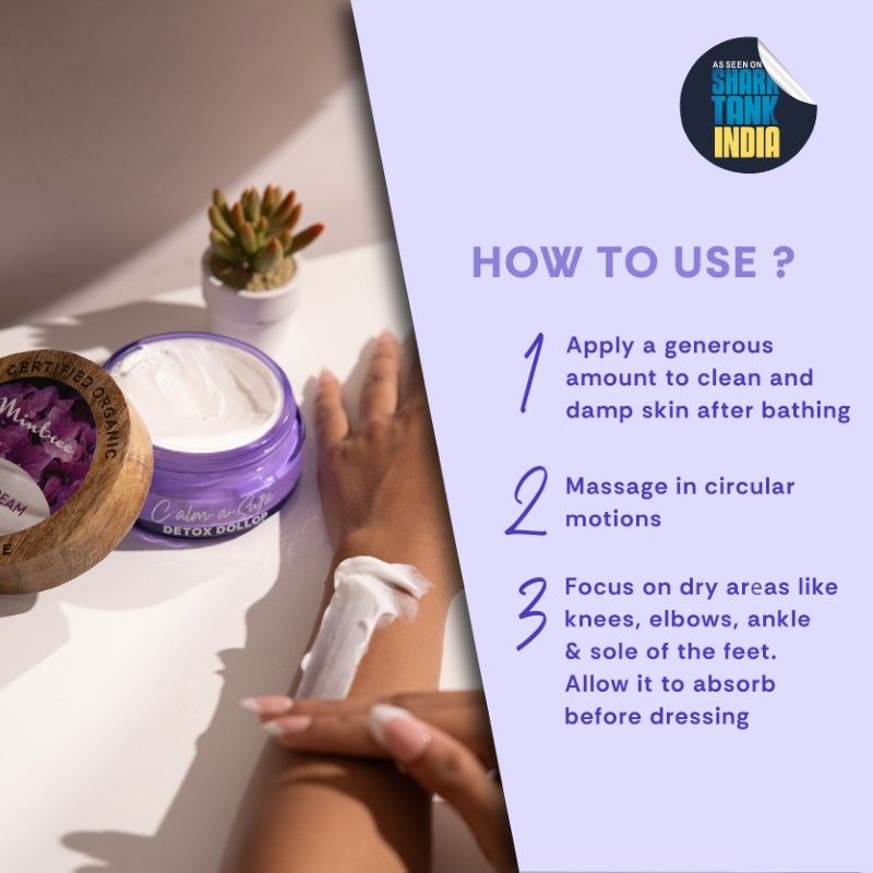 Organic Moisturizing Calming BodyButter For Dry Skin with Ceramides|BodyButter for Men&Women