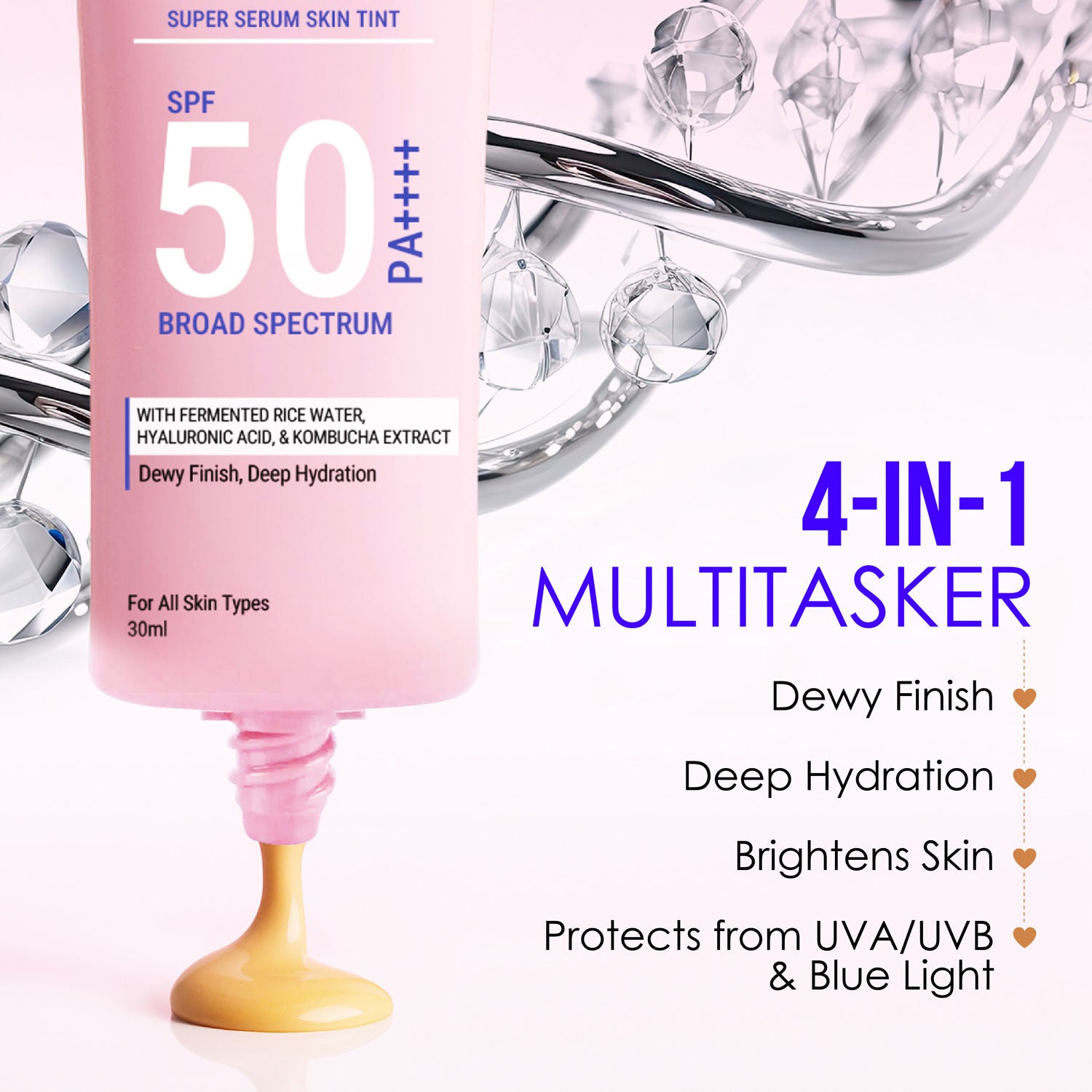 BB & Tint BB Cream 4 In 1 Lightweight Foundation