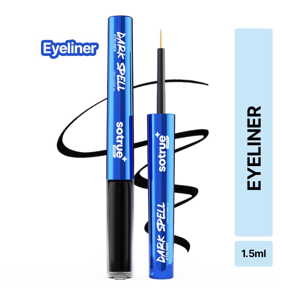 Dark Spell Liquid Eyeliner | Smudge-proof & Waterproof Liner, Lasts 24Hr | 1.5 ml