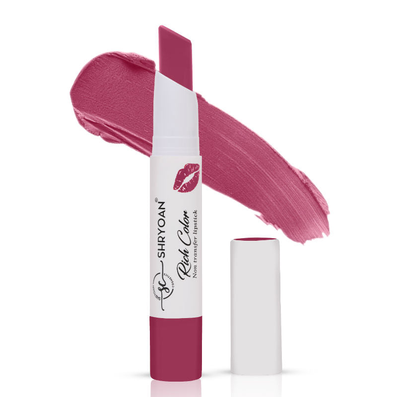 Rich Color Non-Transfer Long Stay Creamy Lipstick - Grape Fruit 15 - Mud Cake - 01