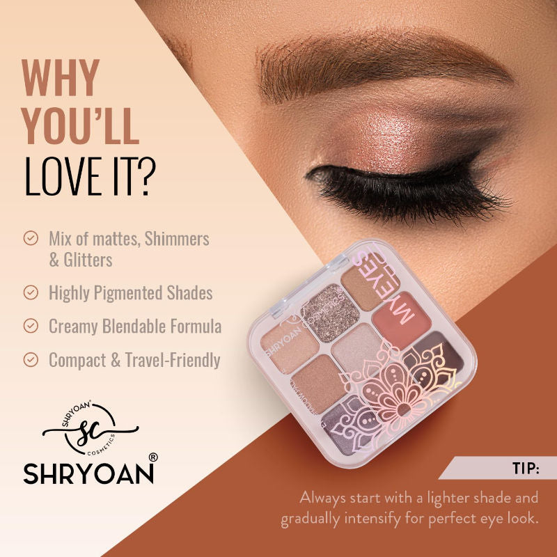 Long Lasting My Eyes Up Matte & Shimmer Eyeshadow Palette