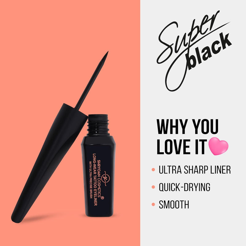 Super Black Long-Wear Tattoo Eyeliner