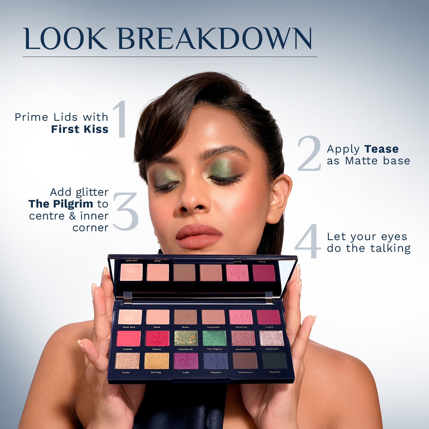 The French Collection Midnight In Paris 18-In-1 Eye-Shadow Palette - Multi