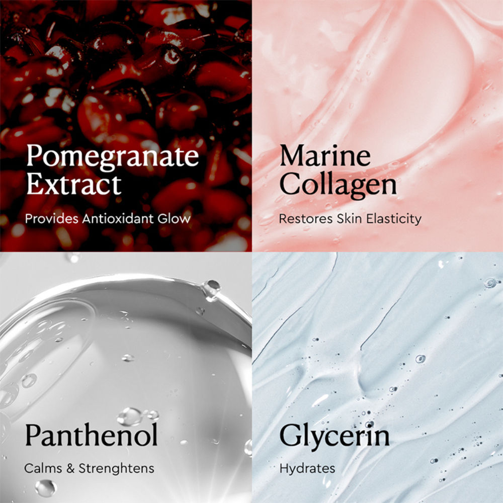 Collagen & Pomegranate Emulsion - Anti Aging Korean Moisturizer with Panthenol