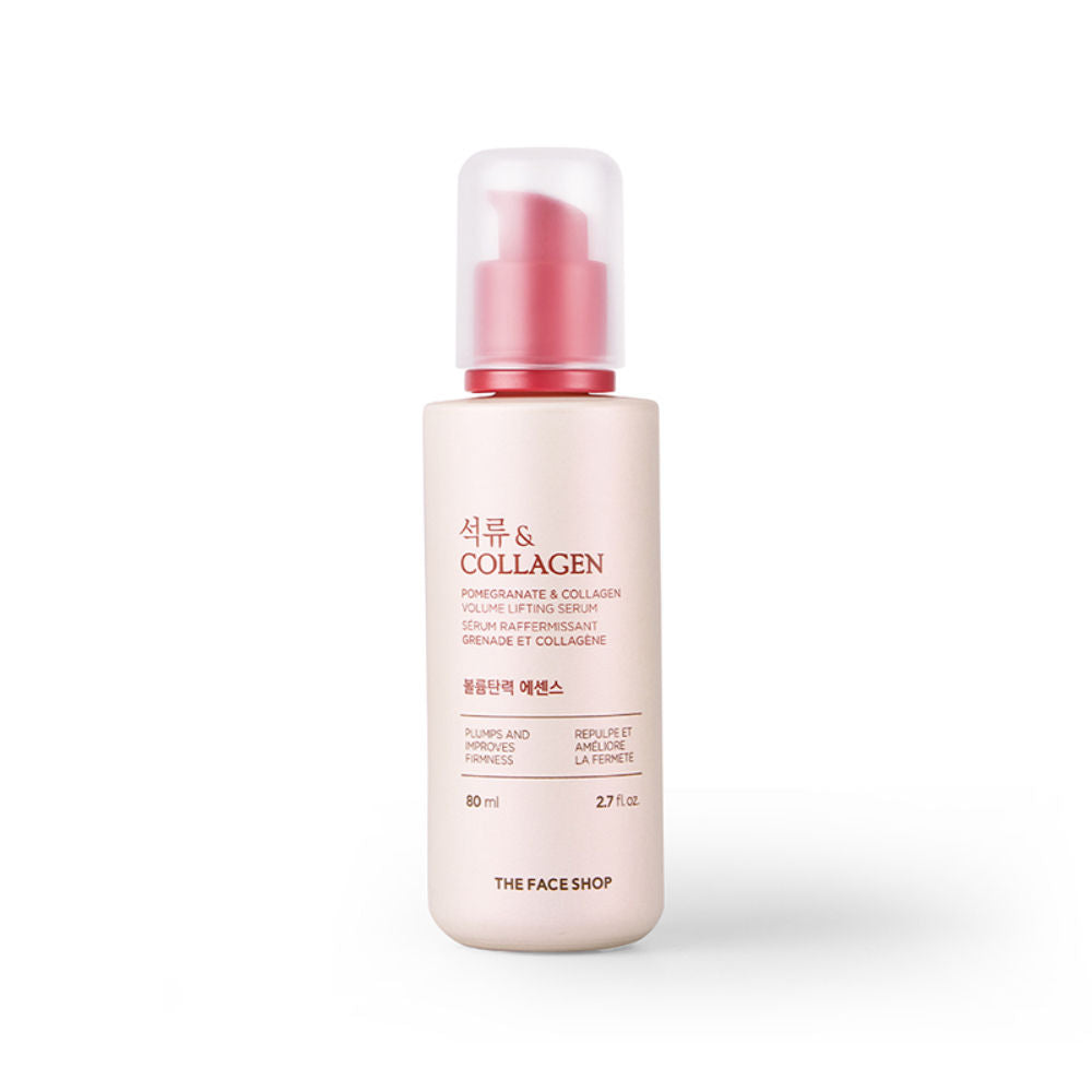 Pomegranate And Collagen Serum, With 10% Collagen & Hyaluronic Acid, For Skin Firming