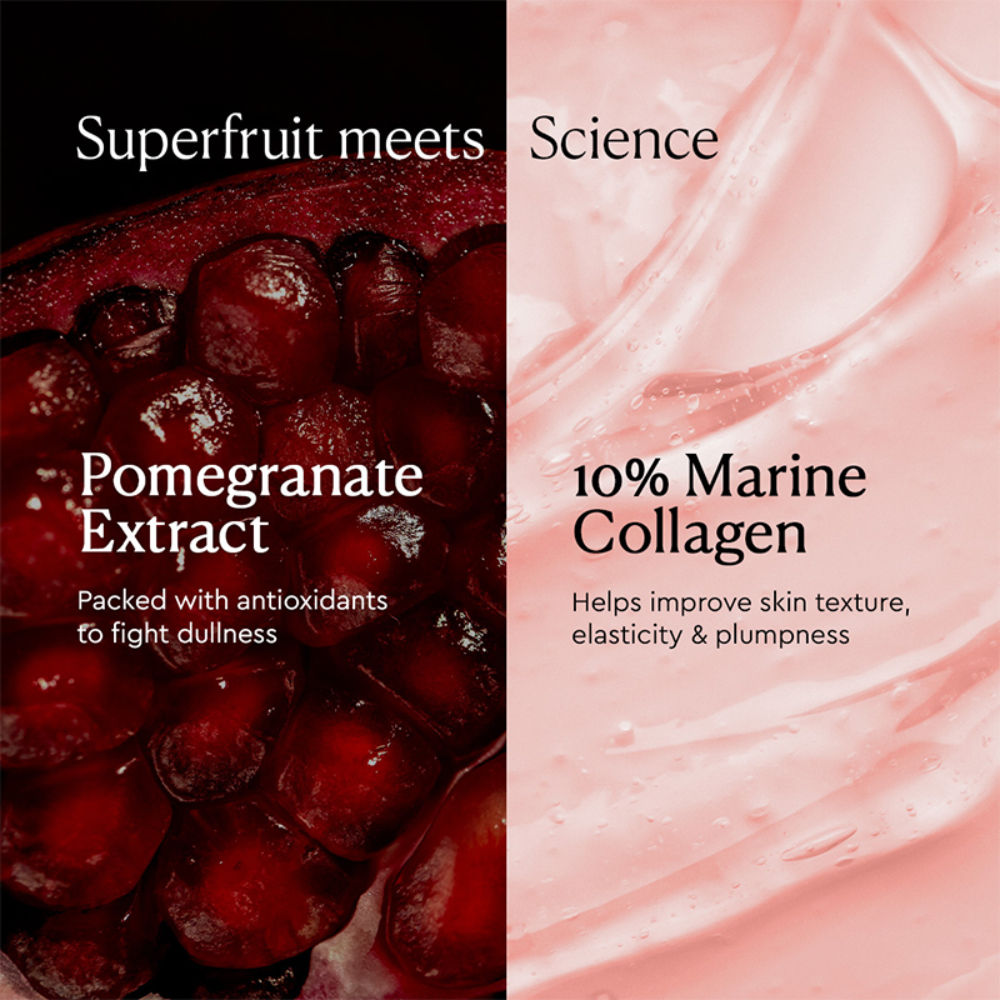 Collagen & Pomegranate Korean Under Eye Cream for Dark Circles & Wrinkles