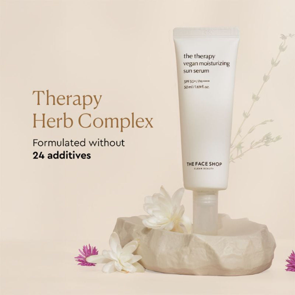 Vegan Korean Sunscreen Serum SPF 50+ PA++++ with Niacinamide