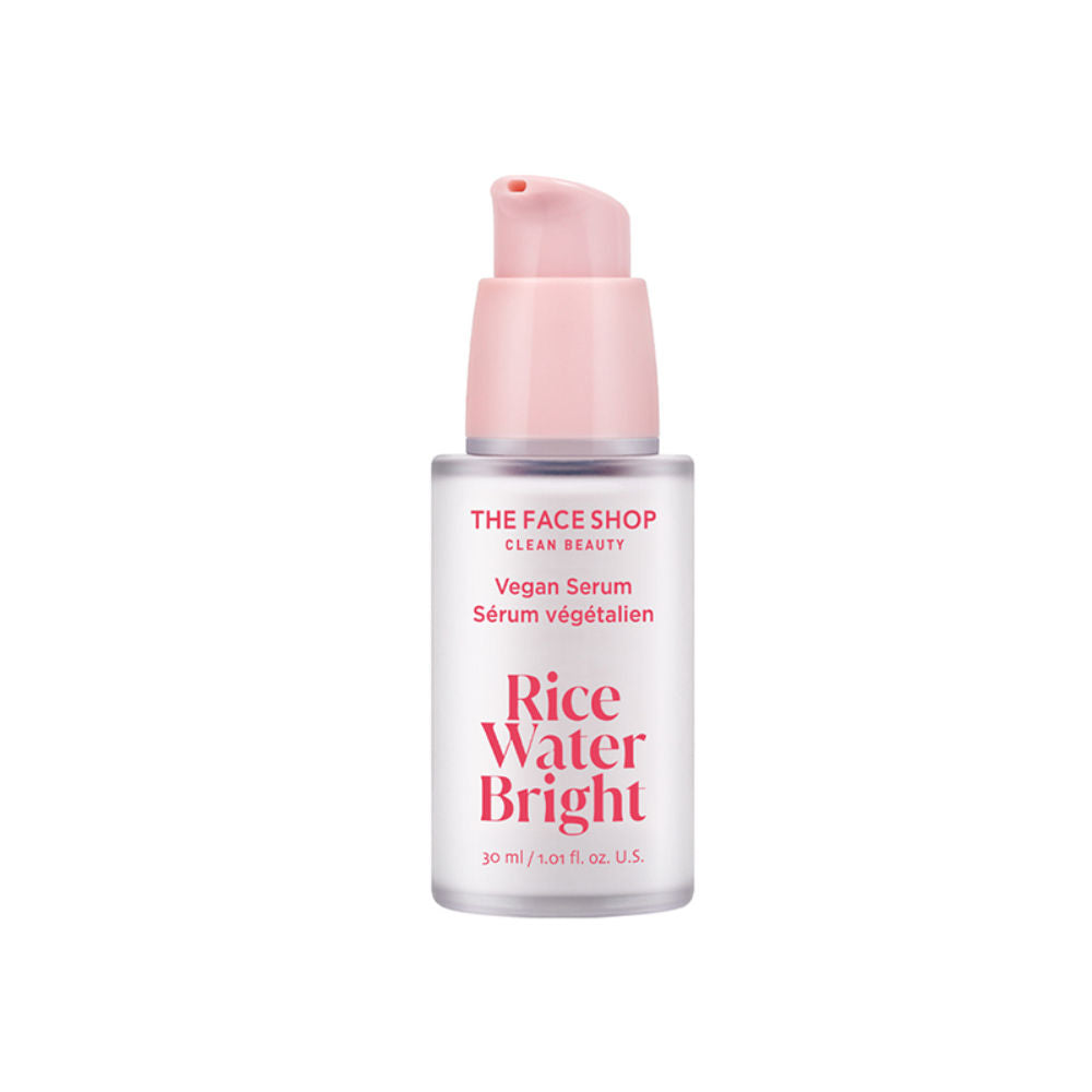 Rice Water Serum with Niacinamide & HA, Brightens Skin, Fades Blemishes & Acne Marks
