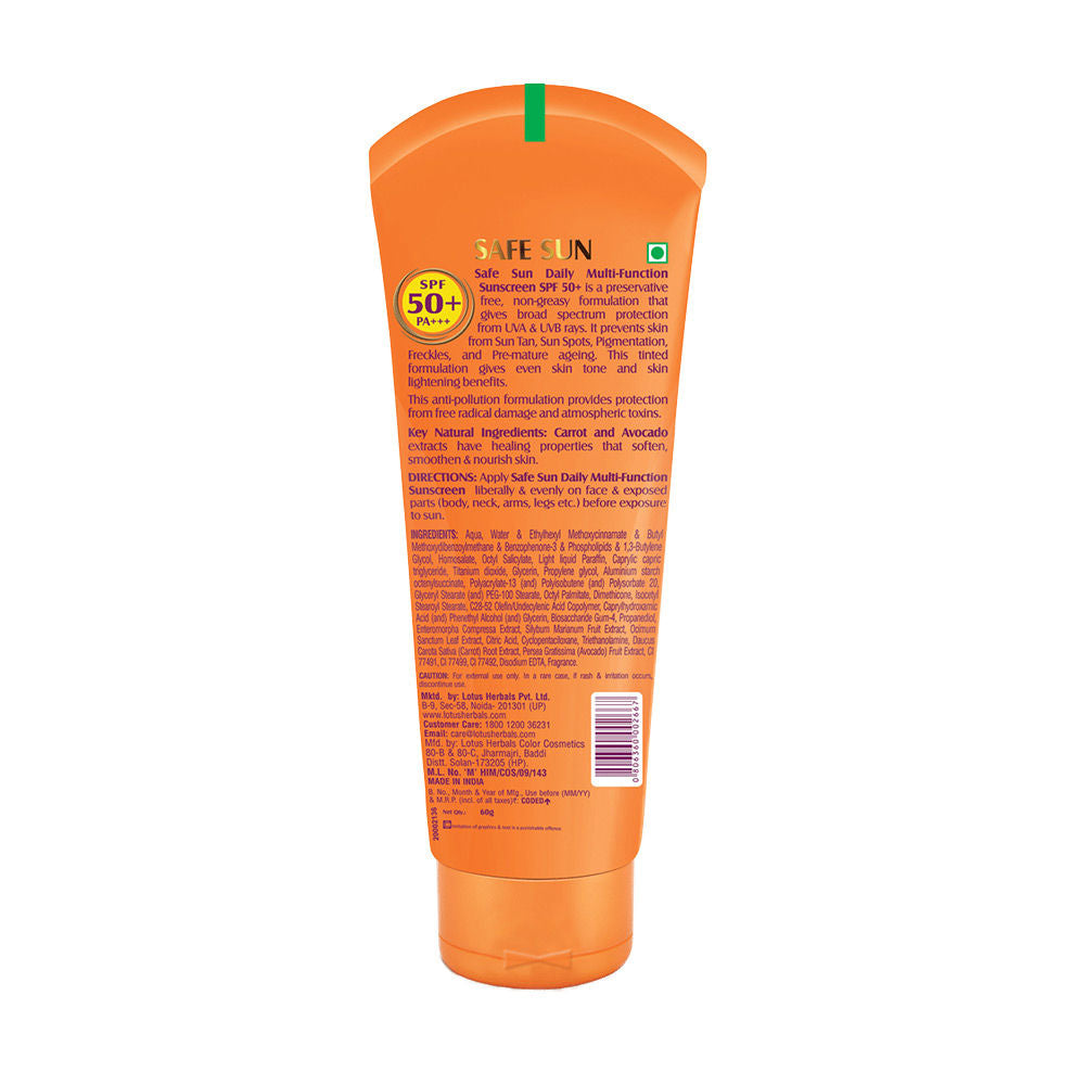 SafeSun Daily Multi-Function Sunscreen SPF 50+ With Lightweight & Non-Greasy Formula